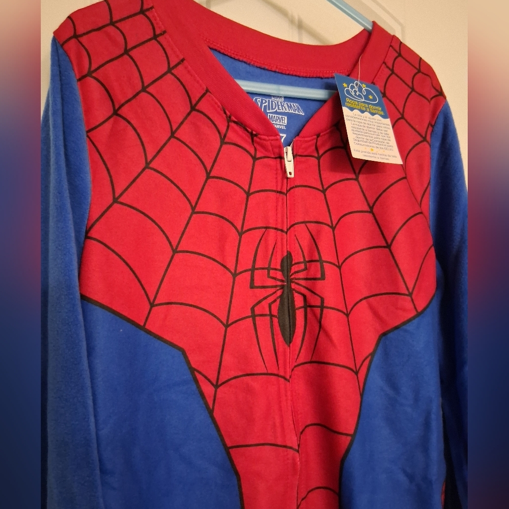 Spiderman Marvel Zip Up Pajama Onesie